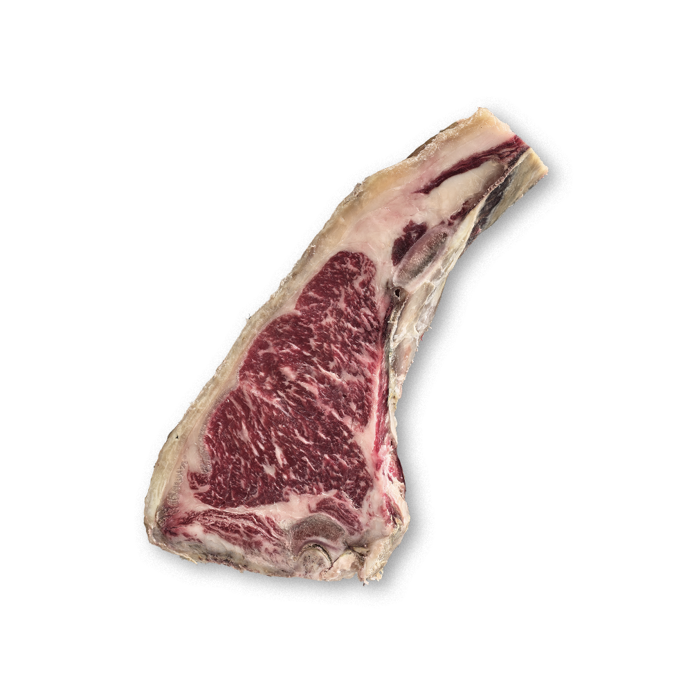 Working cow sirloin on the bone