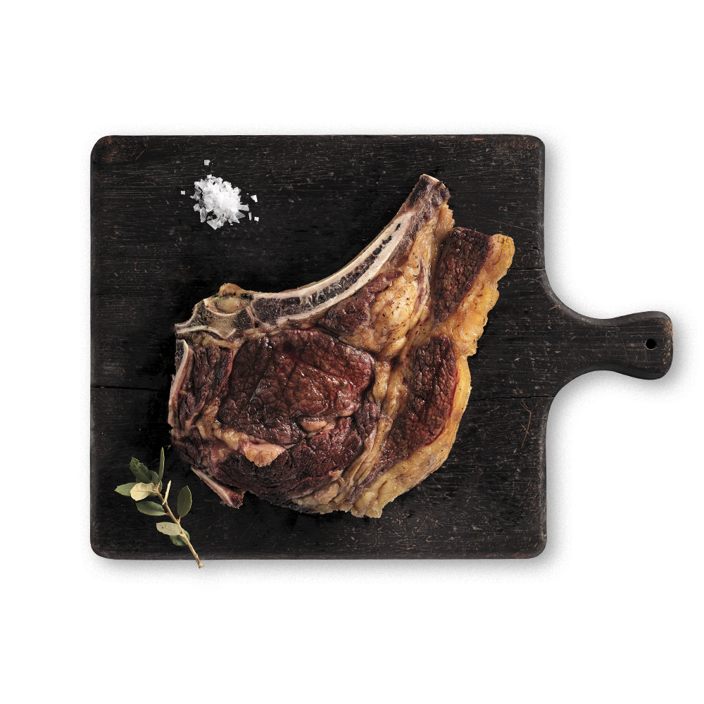 Cow premium rib steak