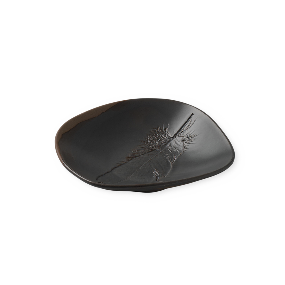 Fossil Assiette creuse Plume...